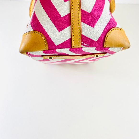 Dooney & Bourke Chevron' Convertible Satchel - Picture 8 of 11